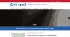 Desktop Screenshot of davidharrellspeaks.com